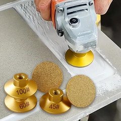 1pcs M10 Diamond Brazed Flat Grinding Head 2in (50mm) Marble Stone Disc - NEW