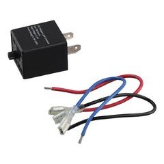 1x (LED flashing relay, 12V-3 pin adjustable LED flashing relay indicator Blin7020