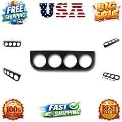 2-1/16" 52mm Quad Gauge Mounting Panel Black | Universal, Under Dash Gauge Mo...