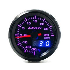 2" /52mm 7 Color LED Digital Pointer Car Turbo Boost Meter Psi Pressure Gauge