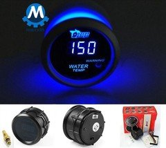 2’’ 52MM Digital Blue LED Water Temp Gauge 104-300℉W/ 1/8NPT Sensor US