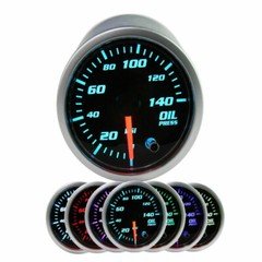 2" 52mm Model Digital LED Electronic Oil Pressure Gauge Alluminium Meter L16NJ