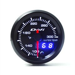 2" /52mm Pointer Digital 7 Color LED Car Water Temp Temperature Gauge Meter