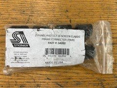 2 bags (2 in each bag) STEINER 54202 PANEL WELD SCREEN CURTAIN FRAME CONNECTOR
