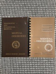 2 Books, Diagnostic And Statistical Manual DSM-ll 2nd , DSM-I , Mental Disorders