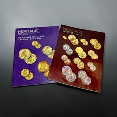 2 Lot of HERITAGE COIN COLLECTION AUCTION Magazines - 2015 - Great Condition!