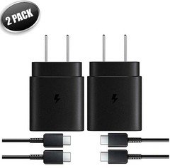 2 PACK 25W USB-C FAST WALL CHARGER SAMSUNG GALAXY S26 S25 S24 S23 S22 S21 S20