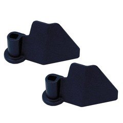2 Pack Breadmaker Paddle, Bread Maker Kneading 2.74 x 1.59inch, Black 