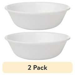 2 pack Corelle Livingware 10-Ounce Dessert Bowl, Winter Frost White