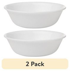 2 pack Corelle Livingware 10-Ounce Dessert Bowl, Winter Frost White
