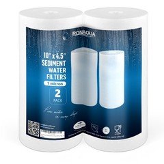 2-PACK of Big Blue 10”x4.5” 1 Micron Sediment Water Filters