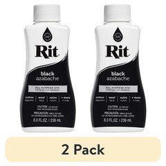 (2 pack) Rit, All Purpose Liquid Dye, Black, 8 fl oz Free Expedited Shipping