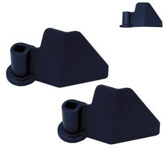 2 Pcs Bread Maker Kneading Paddle Stainless Steel D Port Black Replacement