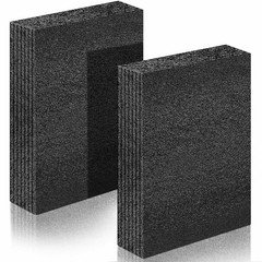 2 Pcs Customizable Polyethylene Foam Packing Inserts for Cases Thick Polyethy...