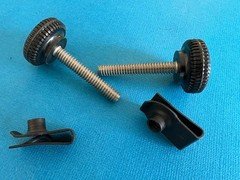 2 SQUEEGEE ASSY SIDE NUT & KNOB STUD FOR TENNANT 2701, 3301, 5400,5540,5560, 20B