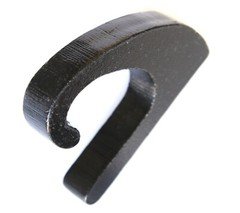 (2) Weld On Bucket Hooks Tie Down Hook for Chain Rope Strap Cable Tractor Loader