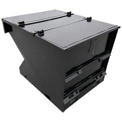 2 Yard Trash Hopper Dumpster Attachment with Lid Fits Skid Steer Quick Attach