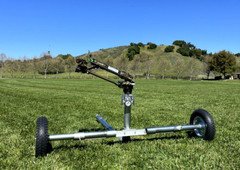 2" YUZUAK JET 35T BIG GUN SPRINKLER & WHEELED CART PASTURE, ARENA, FARM 250 FEET