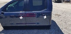 20 CHEVY SILVERADO 1500 LT DOOR REAR LEFT DRIVER BLUE CREW CAB