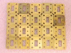 (20) NEW WR51 15 to 22GHz Brass Waveguide Flanges 0.15”  