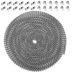 200 Inch Ceiling Fan Pull Chain, (Upgrade Rust Proof) 3.2mm Beaded Pull Chain...