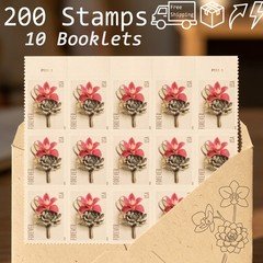 200 USPS Contemporary Boutonniere Forever Stamps 2020 Scott #5457 Mint NH