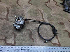 2001 01 Polaris Magnum 325 4x4 Mikuni Corp Carburetor Throttle Cable Choke OEM
