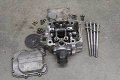 2001 POLARIS SPORTSMAN 500 6X6 CYLINDER HEAD COMPLETE W/ CAMSHAFT & ROCKERS 01