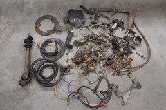 2001 POLARIS SPORTSMAN 500 6X6 PARTS LOT NUTS BOLTS HOSES MISC 01