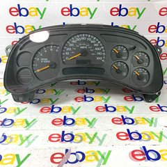 2003 - 2006 Chevrolet Tahoe Silverado Speedometer Instrument Cluster Gauge 8111