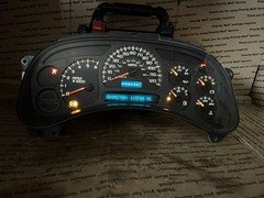 2003 - 2006 SILVERADO SIERRA TAHOE YUKON SUBURBAN GAUGE CLUSTER SPEEDOMETER