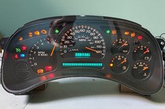 2003-06 Silverado Tahoe Sierra Yukon Instrument Cluster Gauges OEM 234K TESTED