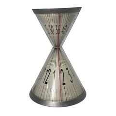 2003 Kikkerland Hour Glass Clock by David Dear, Quartz Desk Clock WORKS!