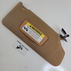 2004-2008 Acura TL Sun Visor RH Passenger Side Cloth Tan OEM