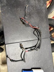 2004 Chevy C5 Corvette Positive Negative Battery Terminal Cable Wire Harness OEM