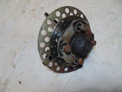 2004 Yamaha 400 big bear 2x4 right front spindle knuckle hub rotor
