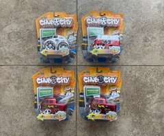 2006 JADA TOYS “CHUB CITY” PULL BACK VW BUSES(3) & BUG(SOLD!) = CHOICE of ONE(1)