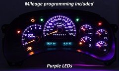 2006 Silverado Sierra Tahoe Yukon Instrument Cluster Speedometer Purple LEDs