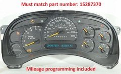 2006 Silverado Sierra Yukon Tahoe Instument Cluster Speedometer Any Miles