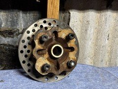 2006 YAMAHA BRUIN 350 2WD FRONT HUB WITH ROTOR