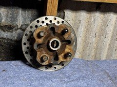 2006 YAMAHA BRUIN 350 2WD FRONT HUB WITH ROTOR