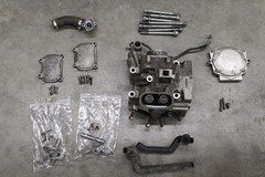 2008 YAMAHA RAPTOR 700 CYLINDER HEAD HAS BENT VALVES BUT NO DAMAGE 08 09 10 #6