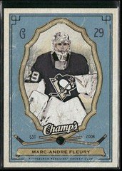 2009-10 Upper Deck Champ's Marc-Andre Fleury #81 Pittsburgh Penguins