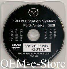 2009 2010 2011 2012 Mazda CX-9 Navigation DVD U.S CAN EAST Map Version 2012-2013