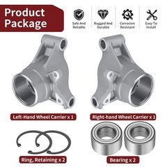 2010-2014 for Polaris RZR 4 800 Left & Right Rear Wheel Carrier w/ Bearings Kit