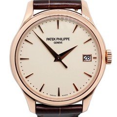 2010s Mint Patek Philippe 5227R-001 Calatrava 39mm 18K Rose Gold Cream Watch