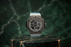 2011 Hublot Big Bang Aero Bang White Steel 44mm 311.SX.2010.GR.GAP10 Watch B&P