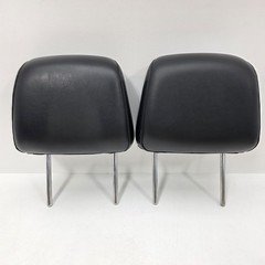 2012-2023 DODGE CHARGER OEM FRONT LEATHER SEAT LEFT RIGHT HEADREST SET BLACK