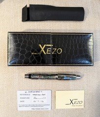 2012 XEZO Faceted Maestro Limited Edition Abalone Rollerball Pen 240 Made - NWB