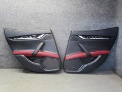 2014-2017 MASERATI GHIBLI M157 REAR LEFT & RIGHT DOOR INTERIOR TRIM PANEL SET